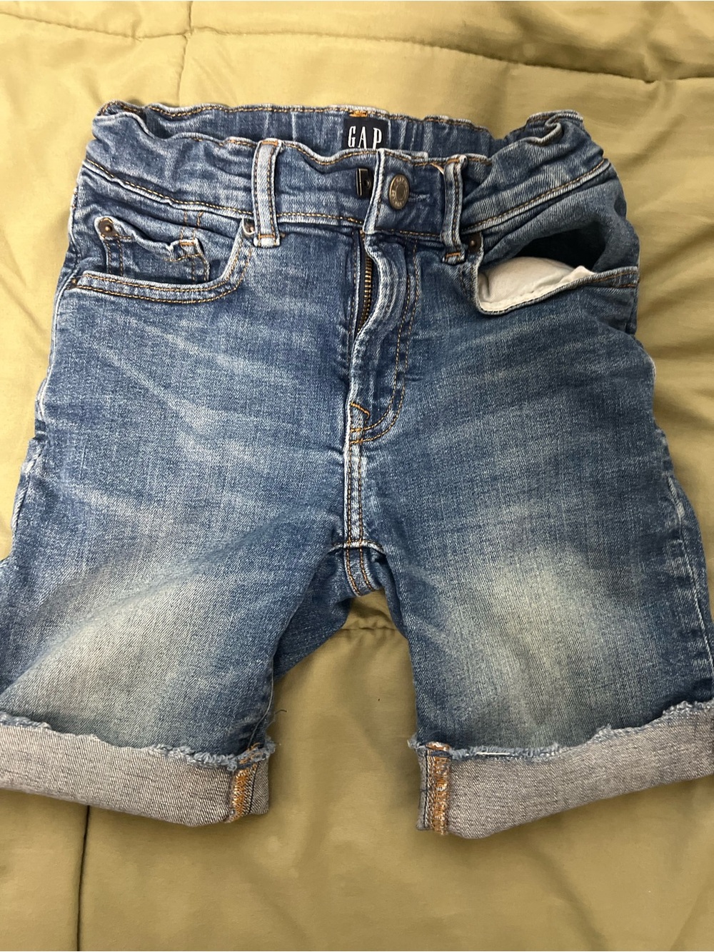 Boys Gap Kids blue denim stretch shorts size 8 / M
